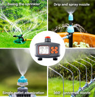 Temporizador De Agua Bidireccional RainSeer Con Pantalla LCD Impermeable IP65 Controlador Automático Para Riego De Jardín - details 6