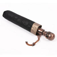 Paraguas Automático Negro Diablos Calavera 3 Plegables Anti UV Para Hombre Y Mujer Paraguas De Viaje Resistente Al Viento Para Hombre Y Mujer - details 13
