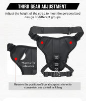 Bolsa De Móvil Para Motocicleta Bolsa De Hombro Táctica Exterior Para Viajes Y Uso Diario Con Bolsa De Pierna Bajada Material De Poliéster - details 5
