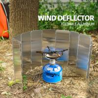 Escudo De Viento Para Estufa De Aluminio Fundido Con Bolsa De Cuerda Para Camping Protección Contra Viento Para Quemador - details 0