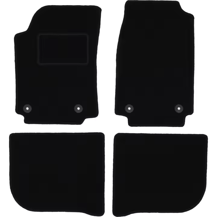 Juego completo de alfombrillas de velour para: Audi 100 C4 avant, station wagon, sedan (1991-1994) - 1
