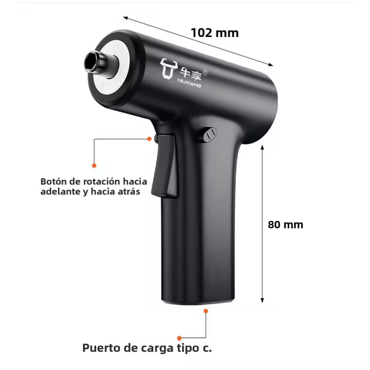 Destornillador Eléctrico Sin Cable 36V Multifuncional Para Reparación DIY En Casa Gran Torque Herramienta Portátil Manual - 1
