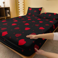Edredón De Cama Estampado De Amor Para Hombres Y Mujeres Estilo Simple Y Moda Adecuado Para Todas Las Estaciones Uso En Hogar Hotel - details 2