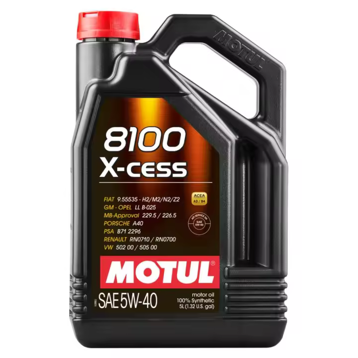 MOTUL 8100 X-CESS 5W40 Lubricante para motor 100% sintético. - 1