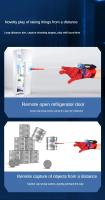 Juguete De Proyector Para Niños 20 Sets De Guantes De Lanzamiento De Arácnido Con Pistola De Bala Adhesiva Y Vaso De Succión Juguetes De Tiro Al Brazo - details 4