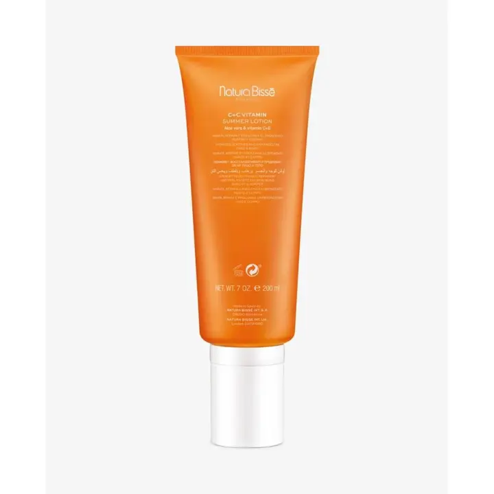 summer lotion c+c vitamin natura bisse hidrata repara y prolonga el bronceado rostro y cuerpo 200 ml edición limitada - 1