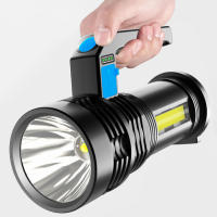Linterna De Búsqueda LED Recargable Super Brillante Portátil Spot Light De Alta Potencia Impermeable Con Batería Recargable - details 7