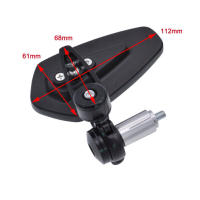 Par De Espejos Retrovisores De Manillar Universal Para Motocicleta 7/8" Aluminio Oval Para Suzuki Honda Yamaha Accesorios De Motocicleta - details 4