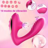 Dispositivo De Succión Vaginal De 10 Velocidades Estimulador De Clítoris Vibrador G-Spot Para Mujeres Juguete Sexual Femenino - details 0