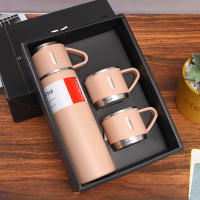 Botella Termo Aislada De Acero Inoxidable 500ML Set De Regalo Estilo Negocios Para Oficina Taza De Café Portátil Frascos Carafas - details 5