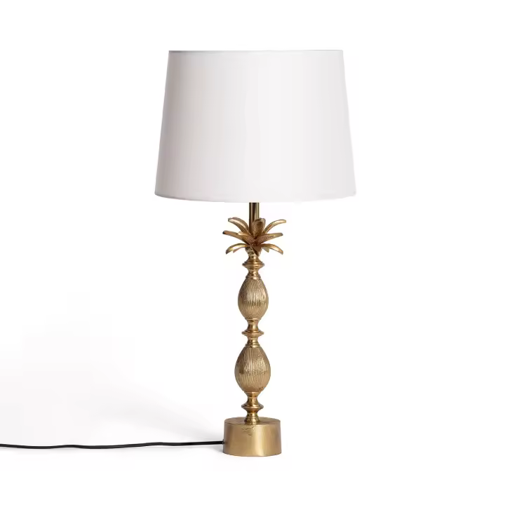 Ledkia Lámpara de Mesa Metal Brahma Dorado - 1