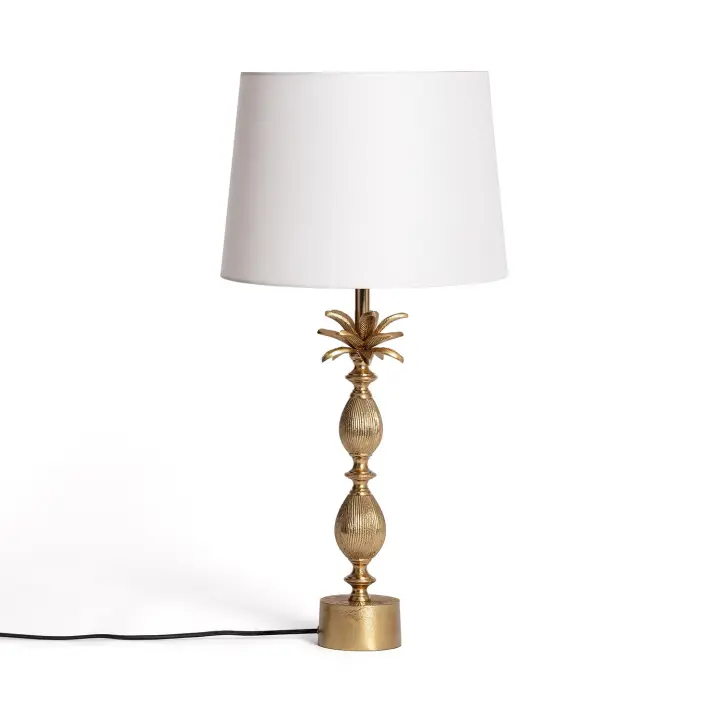 Ledkia Lámpara de Mesa Metal Brahma Dorado - 1
