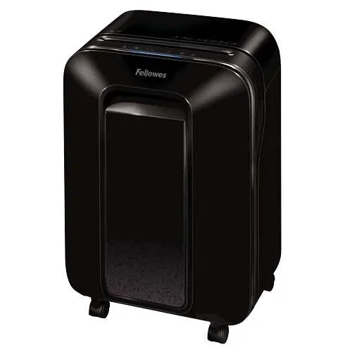 Fellowes lx201 destructora de papel manual microcorte - destruye hasta 12 hojas - 22l - color negro - 1