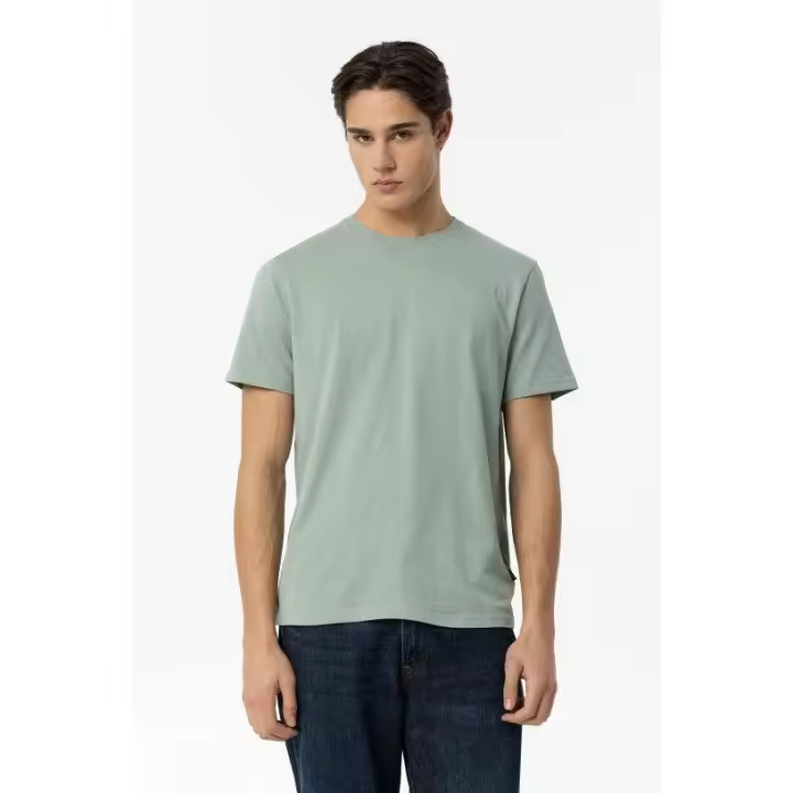 Camisetas Hombre Marcas Ropa Tiffosi Tiffosi hombre  Camisetas-Tiffosi- Barton_1 verde pistacho - 1