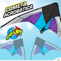 Cometa acrobática pop-up morado y blanco CB Toys - details 1