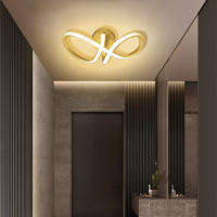 Luz De Techo LED Moderna En Colores Negro Y Oro Para Decoración Interior Adecuada Para Fóridos Pasillos Entradas Y Balcones - details 10