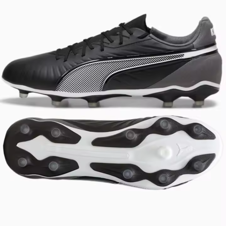 Puma King Match FG/AG M 107863-01 football shoes – Botines de fútbol con suela versátil para césped natural y artificial, ajuste ergonómico y materiales resistentes para mayor rendimiento en el campo. - 1