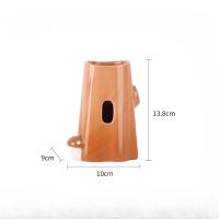 Tazón De Alimentos Para Hamster De Cerámica Con Estilo De Bosque De Hongos Fantasía Casa De Cerámica Para Mascotas Suministros De Paisajismo Para Oso Dorado Evacuación De Calor En Verano - details 10