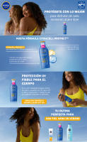 NIVEA SUN FP 50+ Protege & Hidrata Leche Solar Hidratante 400ml  - Pack ahorro de 2 unidades (total 800ml) - details 0