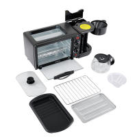 Maquina multifuncional para desayuno y comida, cafetera, horno y plancha. Sokany - details 2