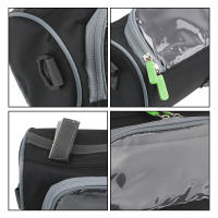 Bolsa De Almacenamiento Para Móvil Con Pantalla Táctil Accesorio Para Motocicleta Y Coche Bolsa De Manillar Frontal De Cuero PU - details 10