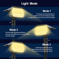 Luces Solares Para Paisaje IP65 Impermeables Con 3 Modos Luz Solar Para Jardín Camino 72/68 LED Modernas Para Exterior - details 5