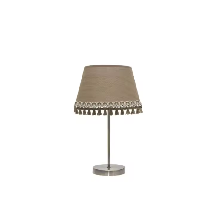 Fabrilamp - Sobremesa Ada 1xe14 Cuero/arena 43x25x25 Cm - 1