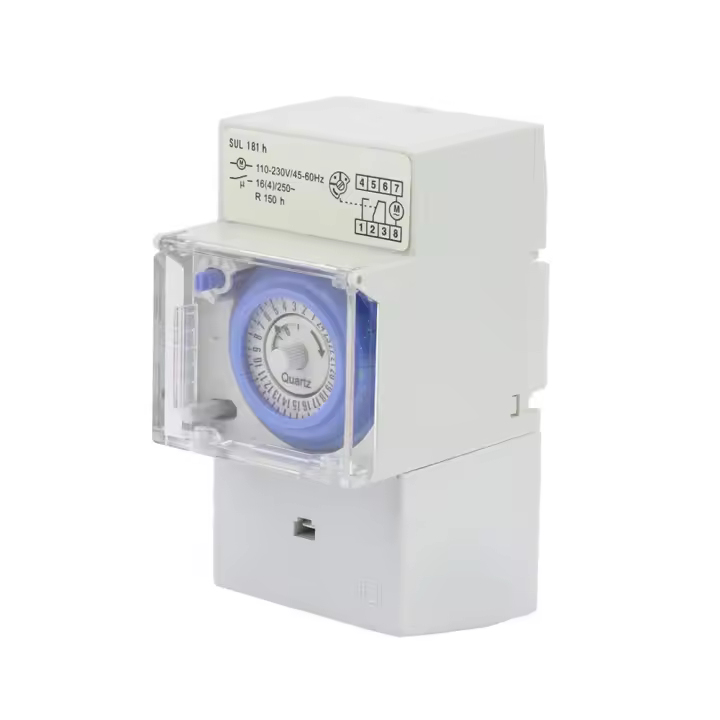 Temporizador modular SUL181H de 110-230 V para el calor de Agua, temporizador mecánico programable de 24 H, resistant to Agua, para la iluminación de los productos Eléctricos. - 1