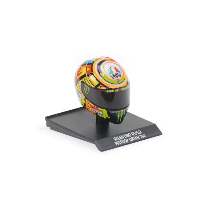MINICHAMPS 1/10 CASCO VALENTINO ROSSI MOTOGP QATAR 2011 - 315110056 - 1
