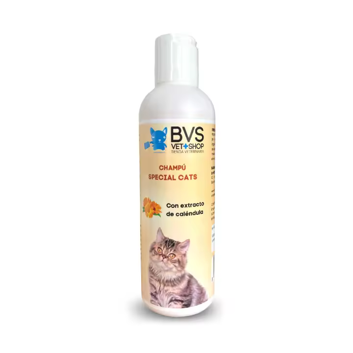 Champú Special Cats Extracto de Calendula Diseñado para brindar un cuidado suave y específico para el pelaje y la piel de los gatos | BARAKALDO VET+SHOP - 1