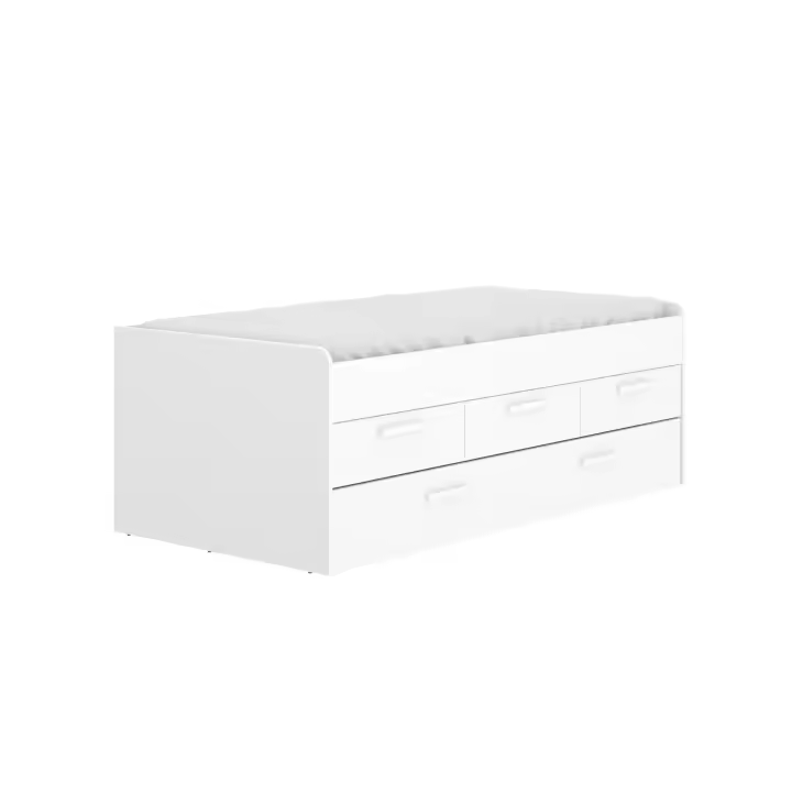 Cama Compacta Juvenil con Cajones y de Arrastre - Dekit - 1