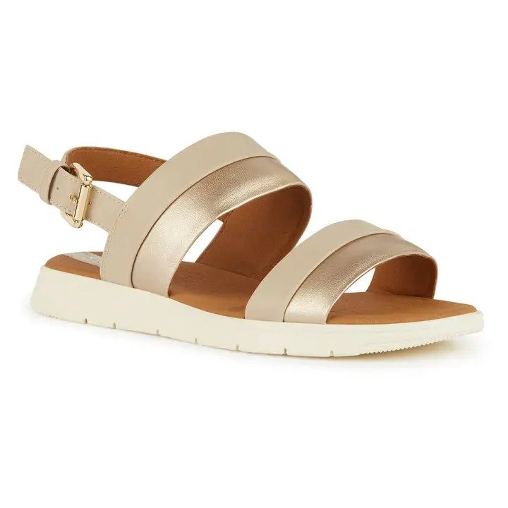 Calzado mujer Sandalias Geox Sandalias Dandra Dorado - 1