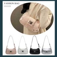 Bolso De Hombro Para Mujer En Cuero PU Estilo Y2K Capacidad Grande Impermeable Con Correa Ajustable Moda Casual - details 1