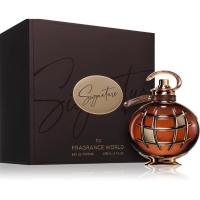 Perfume árabe unisex Signature Pearl Fragance World 80ml, Lujoso sofisticado extracto de perfume femenino y masculino, Fragancia duradera, lujosa única amaderada, leñosa oriental NOVEDAD - details 0