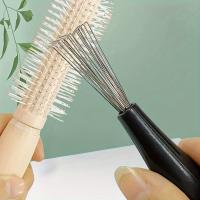 Cepillo De Limpieza Para Peine Con Mango De Plástico Herramienta De Belleza Para Eliminar Enredos Y Limpieza De Cepillos De Pelo - details 0