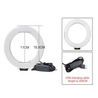 Lámpara De Mesa LED Con Trípode Y Anillo Selfie Mini 6 Pulgadas USB Ajustable Para Fotografía Y Video Vlog YouTube - details 4