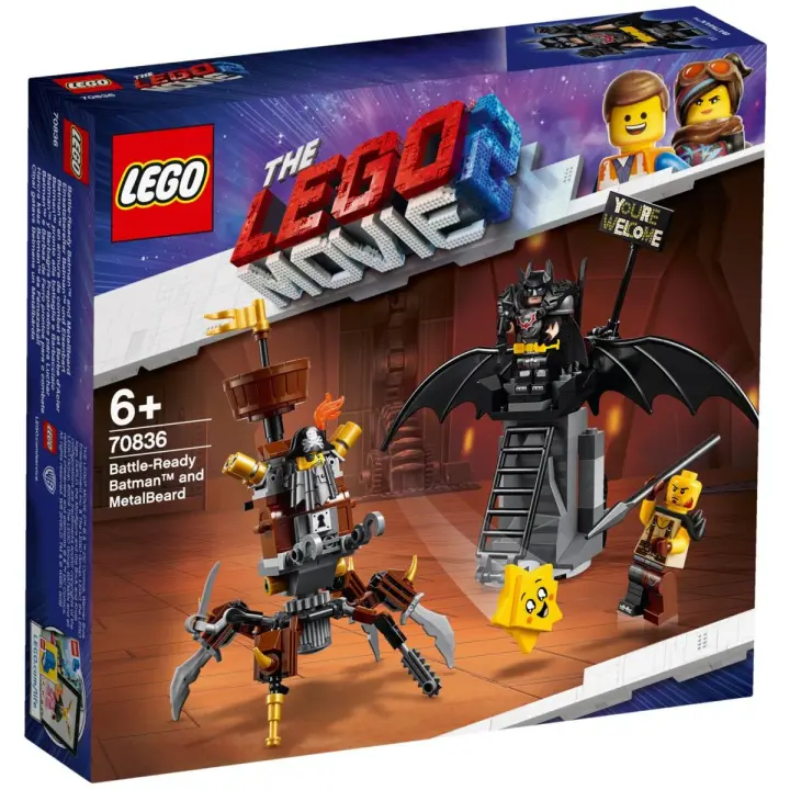 LEGO MOVIE 2 - BATMAN Y BARBAGRIS: PREPARADOS PARA LUCHAR, 70836, TIENDA CON LICENCIA OFICIAL - 1