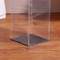 Caja De Exhibición De Acrílico Transparente 1Pc Para Muñecas Juguetes Coleccionables Protección Contra Polvo Tamaño 22 - details 4