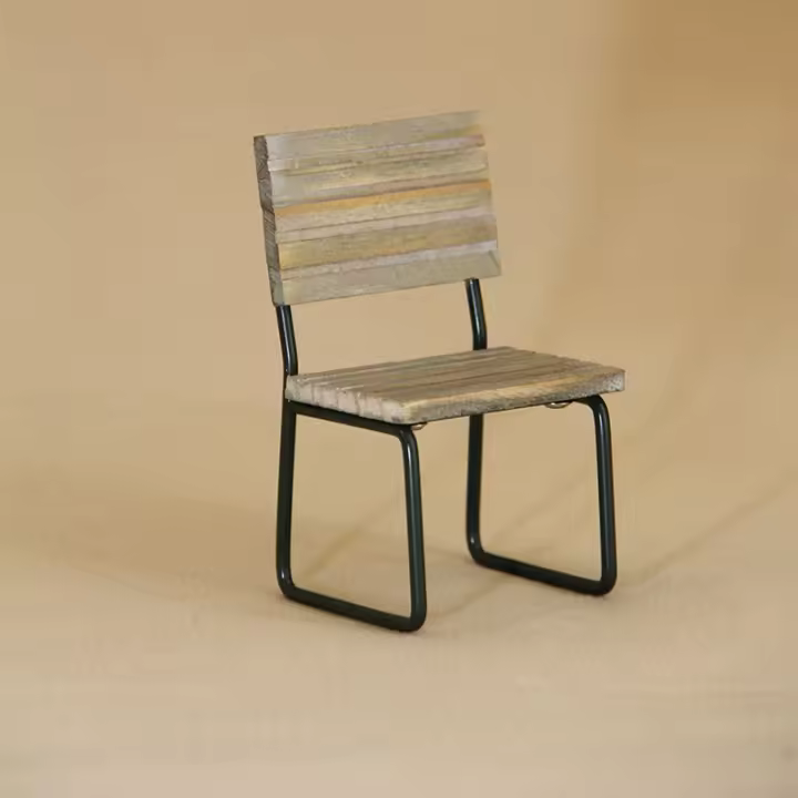Juego De Muebles De Jardín De Hierro Fundido a Escala 1:12 Para Muñecas Bjd Ob11 Casa De Muñecas Accesorios De Interiores Estilo Pastoral - 1
