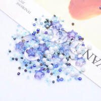 Cuentas De Vidrio Cristal Estrella Y Luna Para DIY Joyería Collares Pulseras Aretes Forma Redonda Perlas Sueltas - details 7