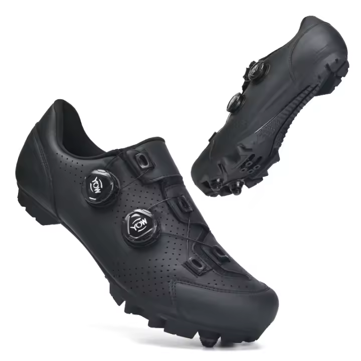 Zapatos De Ciclismo Para Hombre MTB Deportivos Zapatillas De Motocicleta SPD Zapatos De Bicicleta De Montaña Deportivos De Carreras Ligeros Y Transpirables - 1
