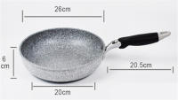 Sartén Wok No Adherente 28/26/24/20cm Para Inducción Y Fogón De Gas Herramienta De Cocina Para Hornear Panques Y Huevo Set De Cocina Eco-amigable - details 7
