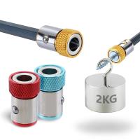 Anillo Magnético Universal De 6.35mm Herramienta De Destornillador Con Magnetización Fuerte Y Anticorrosión Aleación De Aluminio - details 5