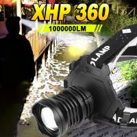 Linterna Frontal LED De Alta Potencia 1000000LM XHP360 Recargable Por USB Para Pesca Y Camping Luz De Cara Resistente Al Agua Con Ángulo De Haz De 60° - details 1