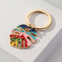 Llavero Enamel Multicolor Tortuga Arcoíris Llave De Hoja Para Hombres Y Mujeres Boho Fresh Foliage Plant Llavero De Coche Airpods Bolsa - details 1