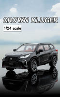 Toyota Crown Kluger Off-Road SUV Modelo De Coche De Colección Diecast 1:24 Con Sonido Y Luz Vehículo Miniatura Juguete Para Niños - details 0