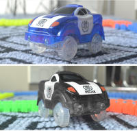 Coche De Rail DIY De Alta Velocidad Con Luz Eléctrica Juguetes Educativos Para Niños Material ABS Batería AA No Incluida - details 13