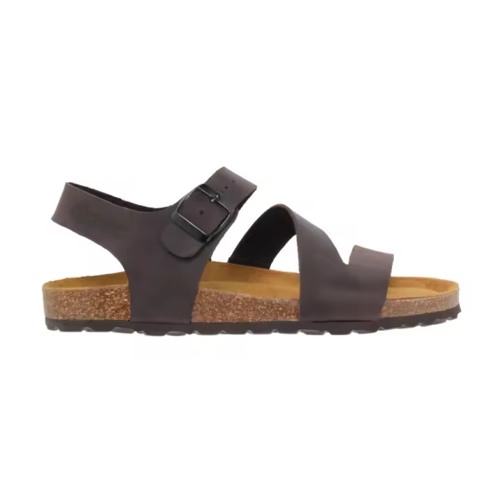 Sandalias Bio de piel marrones by Casual Piel Piel Bio de Piel - 1