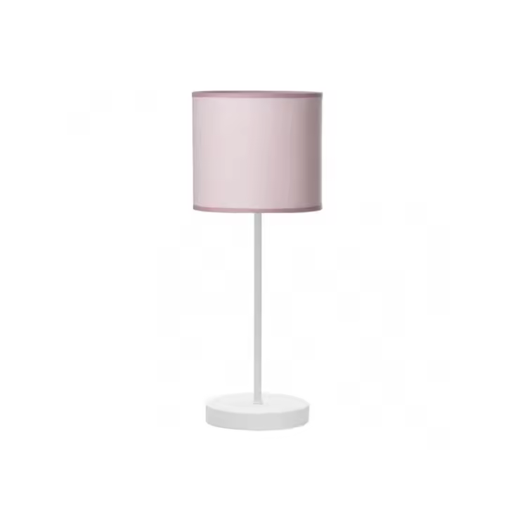 Fabrilamp - Sobremesa Ibor 1xe14  Blanco/rosa 42x17x17 Cm - 1