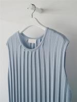 Vestido De Punto REALEFT 2025 Para Mujer Estilo Casual Cuello En V Midi De Pierna Larga Con Abertura Lateral Y Cintura Alta - details 10